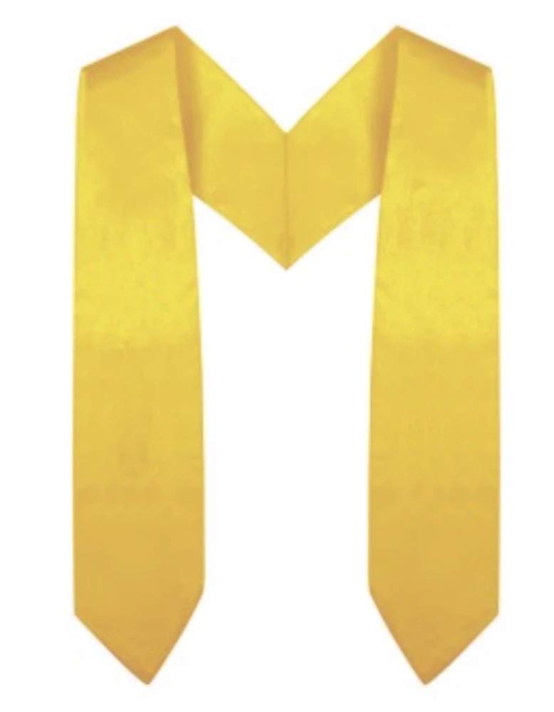 Clerkmans Gold Preschool/Kindergarten Graduation Stole