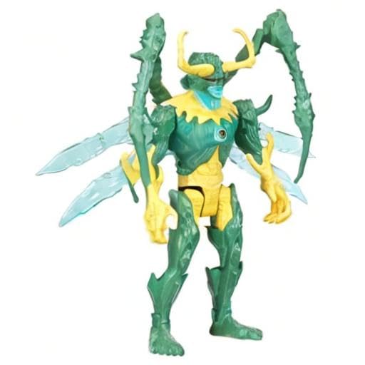 Marvel Mech Strike Monster Hunters 6 Figure - Loki - F4804 - Hasbro Green and Gold