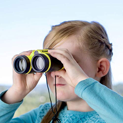 Adventure Kidz Outdoor Exploration Kit, Yellow Backpack, Binoculars, Magnifying Glass, Lensatic Compass, Fox Whistle For Boys And Girls