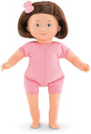 Corolle 13" Eglantine Doll - My First Doll, Pink Vinyl, Painted Eyes, Model 9000260030