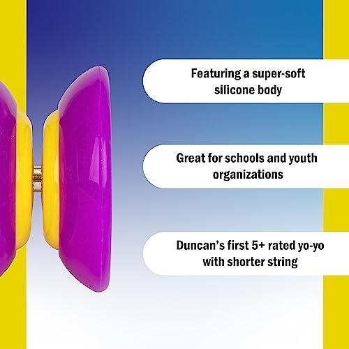 Duncan Toys First Yo! - Best Beginner Yo-Yo For Kids, Responsive Yo Yo, Yoyo Toy - Green/Yellow