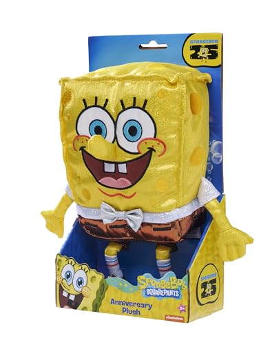 Simba Toys Spongebob 25Th Anniversary Plush - Glittering 12In Collectible Plush - Sparkling, Super Soft, Limited Edition, Cuddly