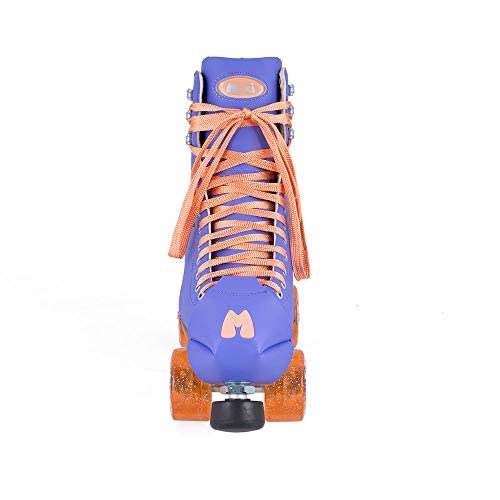 Moxi Beach Bunny Roller Skates - Fashionable Womens Roller Skates | Periwinkle Sunset | Size 6
