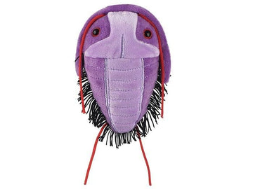 GIANT MICROBES Trilobite Plush Toy - Fuzzy Fossils, 6"x5"x3", Educational Gift for Nature Lovers and Dinosaur Fans