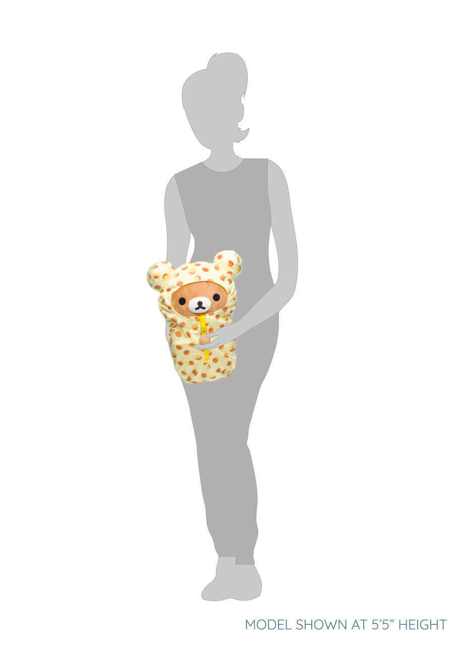 Rilakkuma San-X Original Sleeping Bag Plush Series (Rilakkuma - Castella Cake)