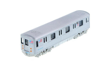 METRO Diecast Model Subway Train 7" - Silver Metal Collectible Model, SG_B01AF533X0_US