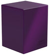 Ultimate Guard Boulder Solid 100+, Deck Case For 100 Double-Sleeved Tcg Cards, Purple, Secure & Durable Storage For Trading Card Games, No Transparency