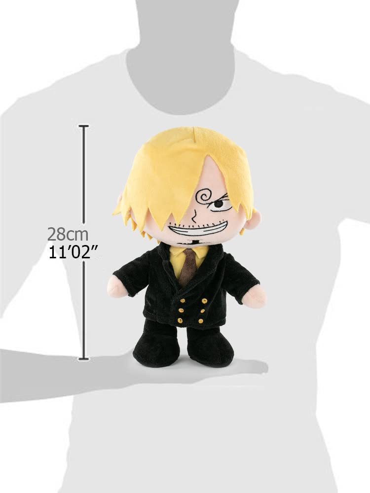 Barrado One Piece - One Piece Character Plush - 28 Cm - Luffy, Sanji, Roronoa Zoro,Shanks - Super Soft Quality