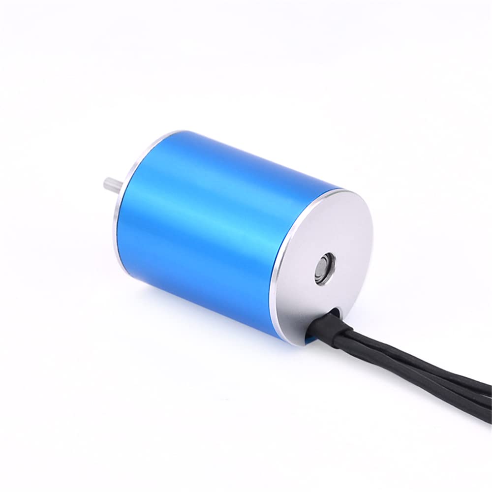 KingVal Replacement 2430 5800KV Waterproof Sensorless Brushless Motor Shaft 2mm Compatible with 1/16 1/18 RC Car