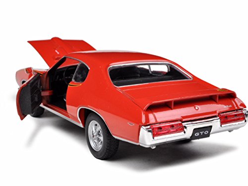 Pontiac Gto Judge, Orange 1969 Model Car Motormax 1:24