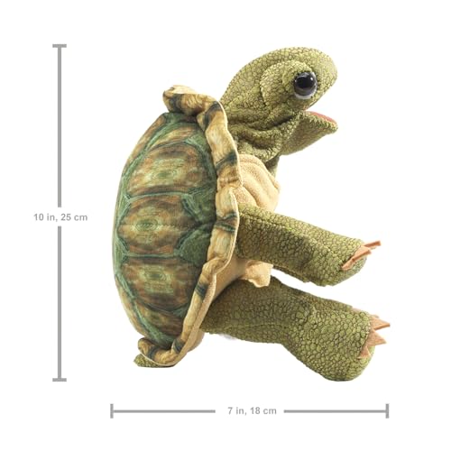 Folkmanis Standing Tortoise, Brown/A