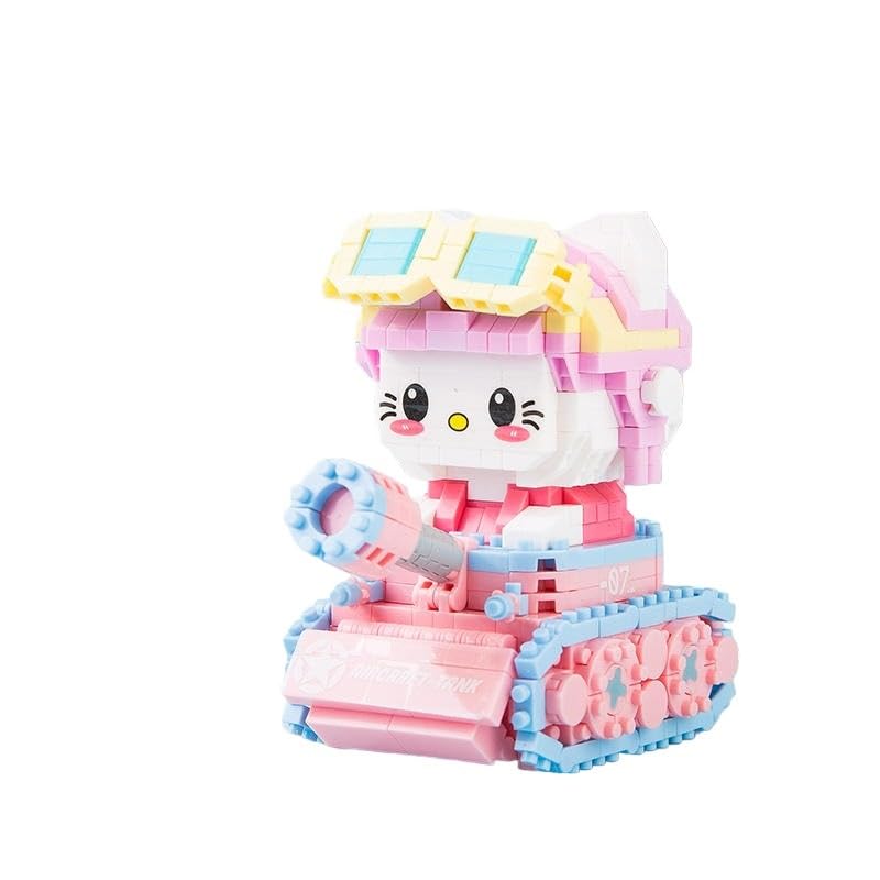 AuHoRa Mini Building Blocks, Micro Blocks, Kiki Cat 6069, 782 Pieces, Best Gifts for 15 Years Old and Up, for Adults