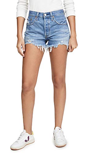 Levis Womens Premium 501 Original Shorts, Athens Mid Short, 29