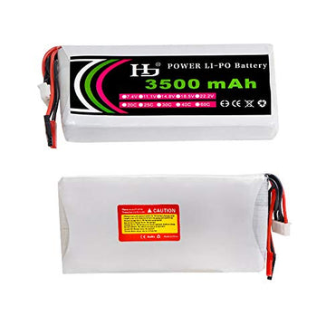 Hhz 11.1V 3500Mah 8C Li-Po Battery For Flysky Gt3B Gt2 3Pk Transmitter Remote Controller Li-Polymer Batterry