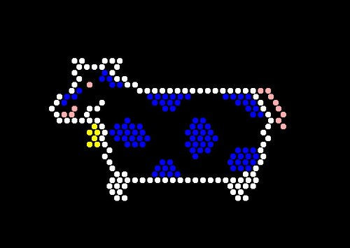 Illumipeg Farm Refill Templates For Pre-1994 Original Lite Brite (10 Sheets, 9X12)