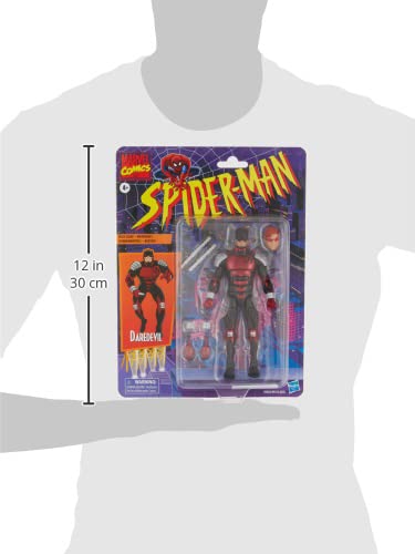 Spider-Man Hasbro Marvel Legends Series 6-Inch Collectible Daredevil Action Figure Toy Retro Collection