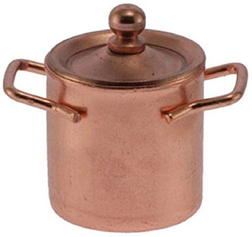 International Miniatures Dollhouse Miniature Copper Pot