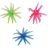 Toysmith Sticky Starfish Wall Tumblers Neon Blue, Pink & Green Complete Party Set Bundle - 3 Pack