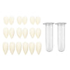 Secaden 9 Pairs Vampire Teeth 3 Sizes Fangs With Teeth Pellets For Halloween Party Cosplay Party Favors