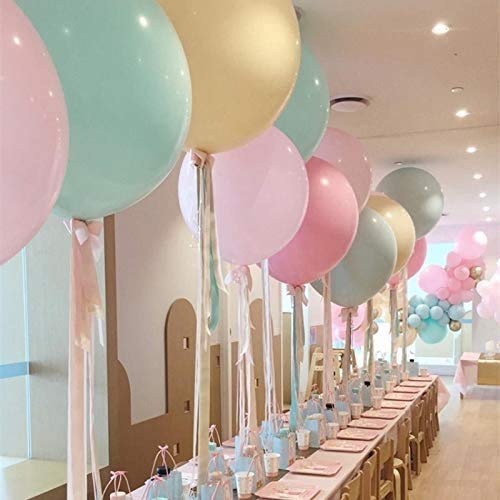 30Pcs Pastel Balloons 18 Inch Large Pastel Balloons Big Round Pastel Jumbo Latex Balloons For Easter Birthday Wedding Baby Shower Decorations
