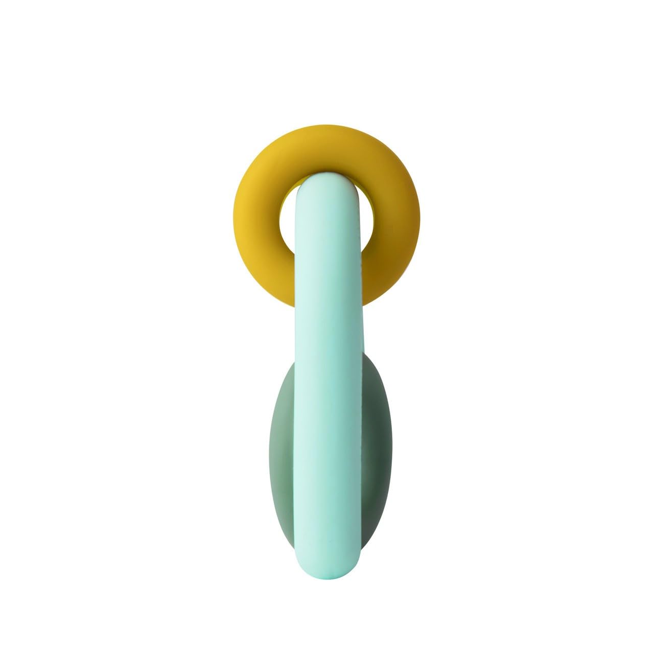 Boon Hoop Silicone Baby Teether - Baby Teething Toys For Infants - Soothing Teether For Babies - Ages 0 To 12 Months