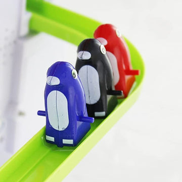 Haktoys Replacement Penguin Figurines - Compatible With Arctic Fun Penguin Slide Playset | Fun Playful Penguins For Penguin Race Track Toy (Pack Of 3)