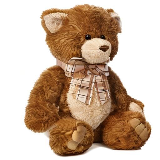 Aurora® Snuggly Bear Brown Sugar™ Stuffed Animal - Comforting Companion - Imaginative Play - 16 Inches