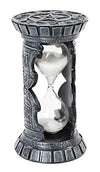 Ptc 6.13 Inch Pentagram Bat Wing Sand Timer Hourglass Statue Figurine