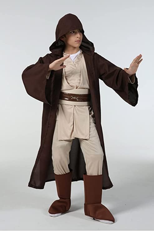 Kids Boys Costume Robe Tunic Cloak Cosplay Outfit 12 Years And Up