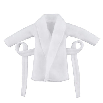 Yamaso Santa Clothing For Doll (Fluffy Vest+ Plaid Skirt + Bathrobe)