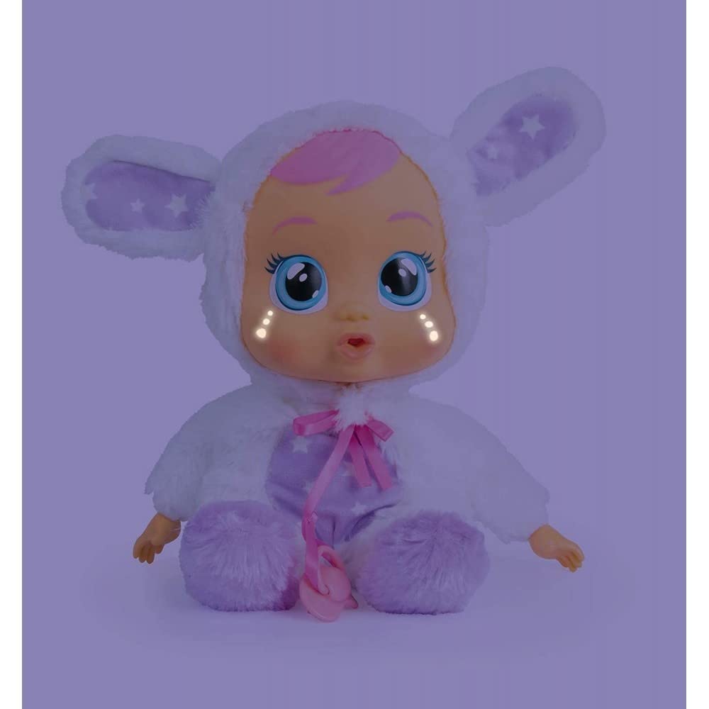 Cry Babies Goodnight Coney Plush Toy - White, Plastic, Model 93140IM