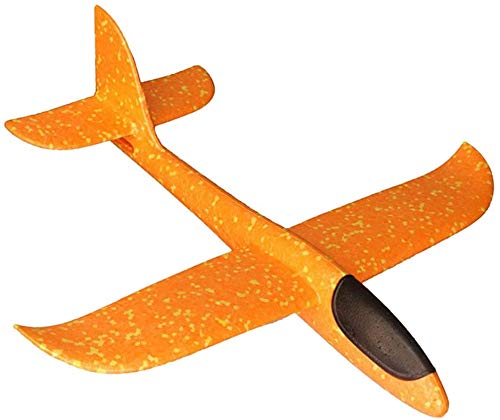Foam Toy Glider Plane In Orange