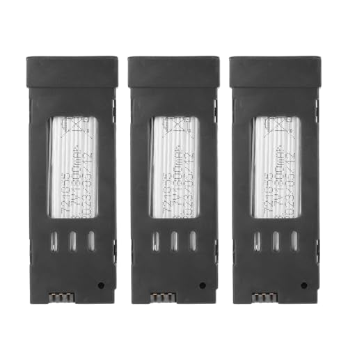 3PCS 1800MAH 3.7V RC Drone Lithium Battery for E58/E68/JY109/998PRO, High Capacity Drone Lithium Battery for Quadcopter.