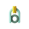 Boon Hoop Silicone Baby Teether - Soothing Teething Toy for Infants - Ages 0-12 Months - Blue - Model B11568