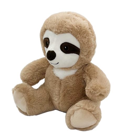 Anico 10' Plush Beige Sloth With Embroidered Eyes