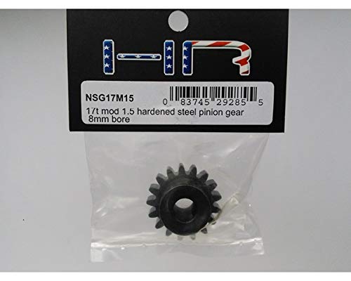 Hot Racing NSG17M15 17t Mod 1.5 Hardened Steel Pinion Gear 8mm Bore