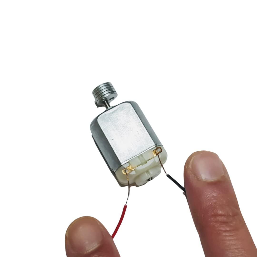 Barnabas Robotics 10 Pcs Mini Vibration Dc Motor Using 1.5V-3V | Stem Vibrating Experiment | 130 Hobby Size For Bristle Bot Brus