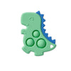 Itzy Ritzy Sensory Popper Toy - Itzy Pop Toy Features Raised Textures To Soothe Sore Gums; Relieves Stress And Improves Fine Motor Skills; Can Attach To A Bag Or Pacifier Strap; Dinosaur