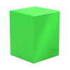 Ultimate Guard Boulder Solid 100+, Deck Case For 100 Double-Sleeved Tcg Cards, Neon Green, Secure & Durable Storage For Trading