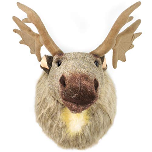 Tigerhart Muscovy The Moose - 24 Inch (With Antlers) Large Stuffed Animal Plush Head Trophy Wall Mount Bust