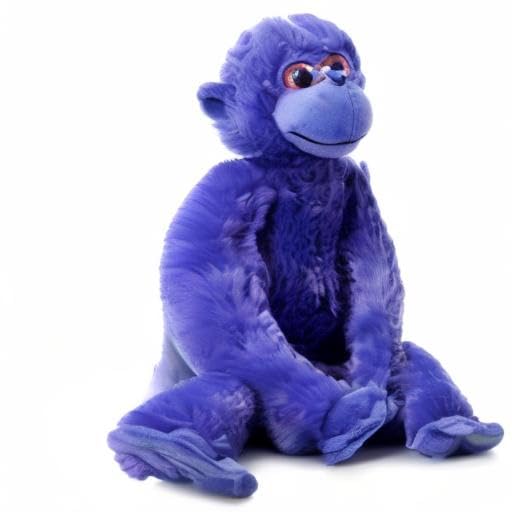 The Petting Zoo Monkey Stuffed Animals, Plush Toys For Girls And Boys, Rainbow Of Colors-20 Inches (Purple)