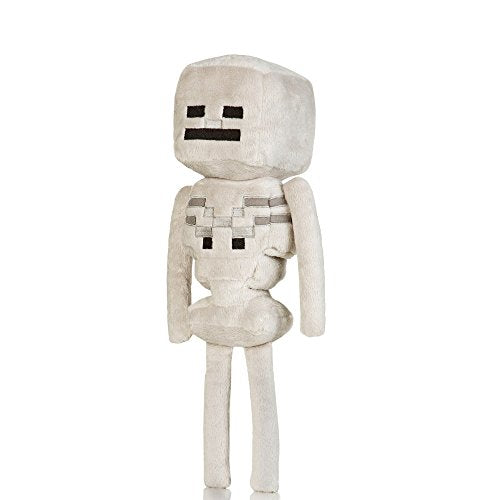 JINX Minecraft Skeleton Plush Toy - 12" Tall White Stuffed Animal - Model 5945