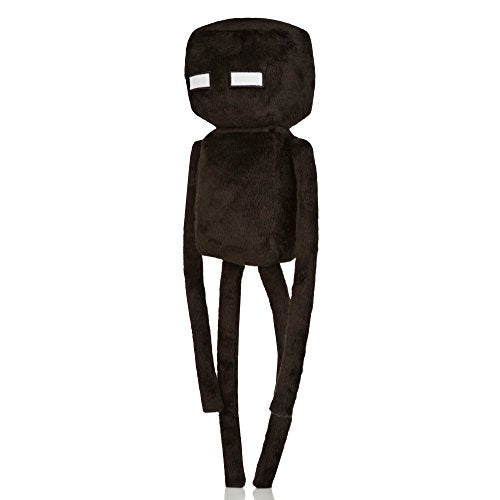 Jinx Minecraft Enderman Plush Stuffed Toy, Black, 17' Tall