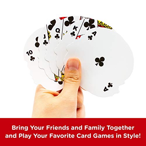 Gamago Hamburger Playing Cards - Hamburger Shaped Deck Of Cards To Play Your Favorite Card Games For Birthdays, Stocking Stuffer