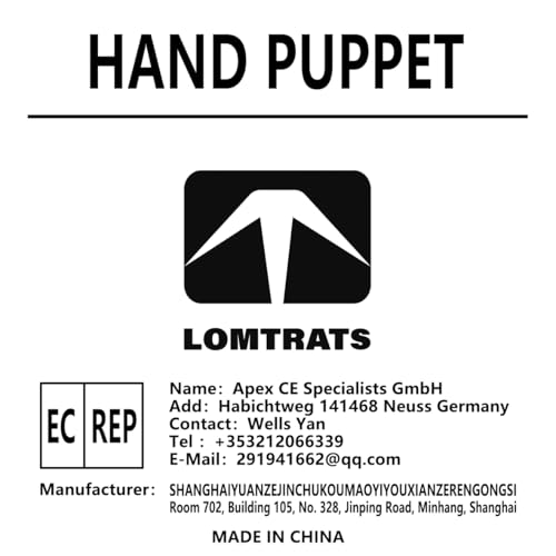 LOMTRATS Birds Hand Puppets for Kids,Toddler Includes Parrots, Peacocks, etc with Movable Open Mouths, Perfect for Storytelling,