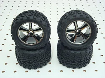 Traxxas 7174A 1/16 Scale Talon Tires Pre-Glued on Gemini Wheels (pair)