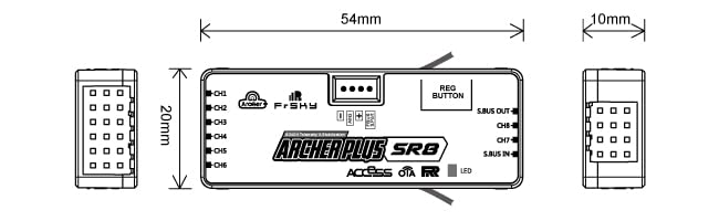 FrSky Archer Plus SR8 Receiver