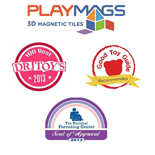 Playmags 2 Piece Car Set: With Stronger Magnets, Stem Toys For Kids, Use With All Magnetic Tiles And Blocks Sturdy, Super Durabl