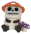 Ebros Gift 2.75' Tall Furrybones Kinoko The Fungi Toadstool Mushroom Collectible Figurine Skeleton Monster Mushrooms Hooded Costume Furry Bones Skeletons Statue
