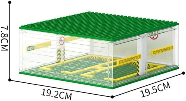 Parking Garage for Speed Champions Race Car, DIY 3-Layer Parking Display Case Building Blocks Set (Not Include Race Car Model)